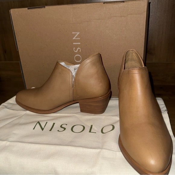 Nisolo Shoes - Nisolo Women's Tan Ankle Booties